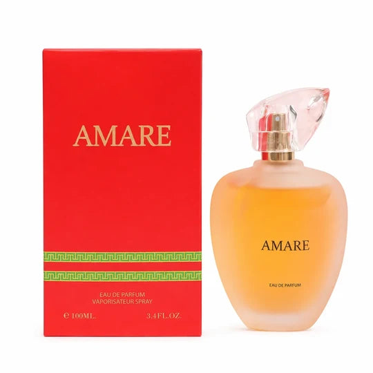 Amare Eau de Parfum for Women 100ml / 3.4 Fl Oz - Women's Perfume Spray, Elegant Feminine Fragrance for Everyday Wear, Evening & Special Occasions