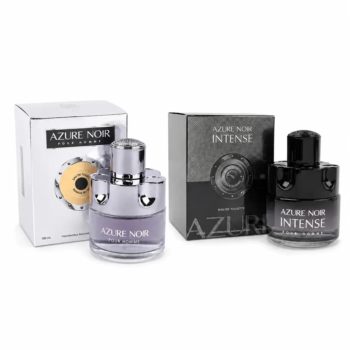 Azure Noir and Azure Noir Intense Cologne 2-Piece Set for men