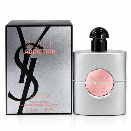 Black Addiction Glitter Eau de Parfum 85ml / 2.9 Fl Oz - Women's Perfume Spray, Feminine Fragrance for Daily Wear, Evening and Special Occasions
