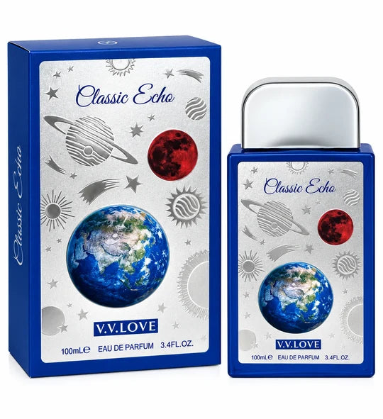 Classic Echo Eau de Parfum 100ml / 3.4 Fl Oz – Full Size EDP Fragrance Spray, Unisex Everyday Perfume for Daytime, Evening & Special Occasion Wear