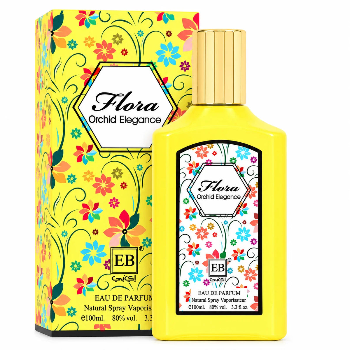 Flora Orchid Elegance Eau de Parfum for Women 100ml - Floral Fragrance