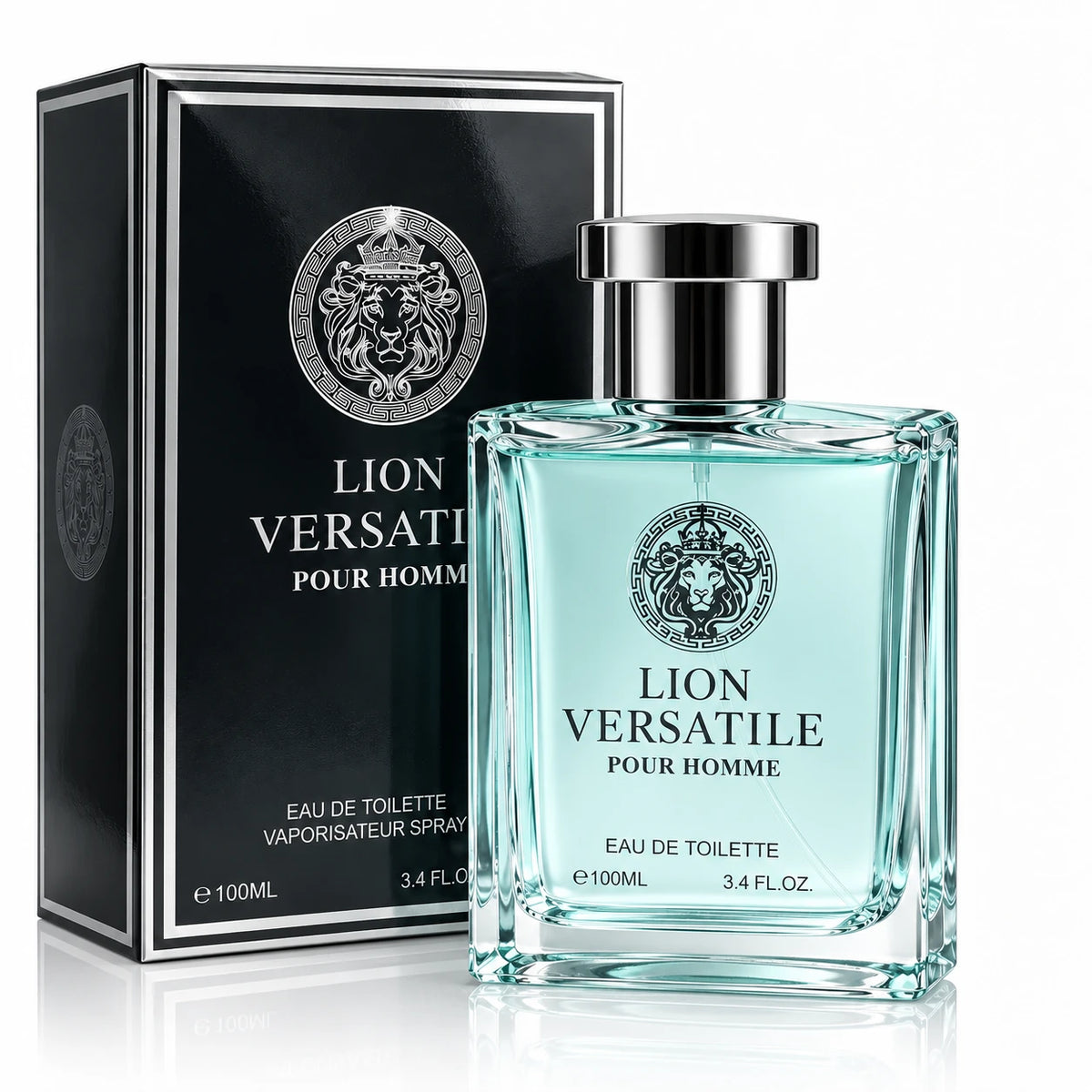 Lion Versatile Pour Homme for Men - 100ml / 3.4 Fl Oz Eau de Toilette Natural Spray Fresh Citrus