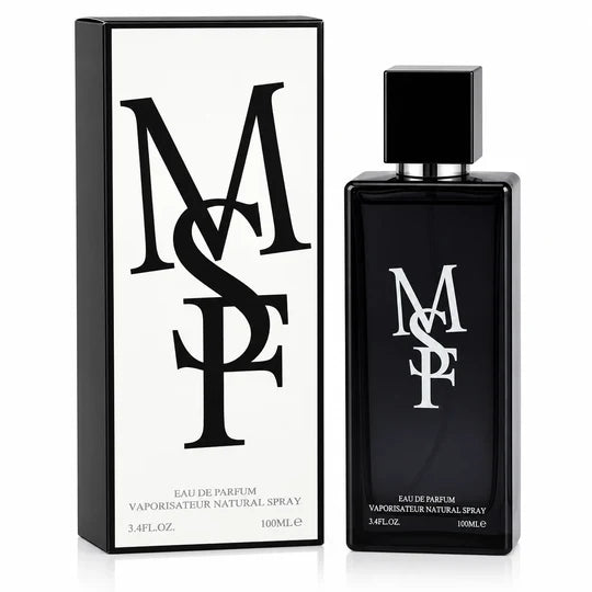 MSF Eau de Parfum for Men 100ml / 3.4 Fl Oz – Full Size Men's Cologne Spray, Masculine Fragrance for Daily, Evening & Special Occasion Wear