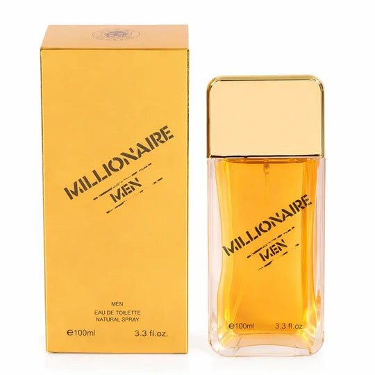 Millionaire Men Eau de Toilette 3.3 oz – Bold Masculine Fragrance