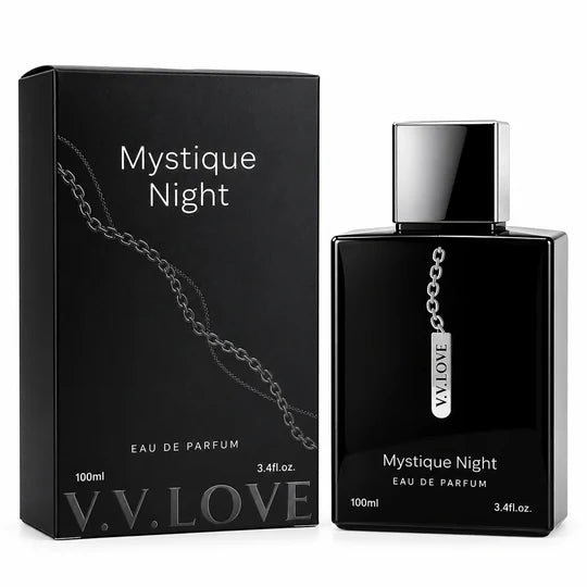 Mystique Night Eau de Parfum 100ml / 3.4 Fl Oz – Full Size Unisex EDP Fragrance Spray for Evening, Nighttime & Special Occasions