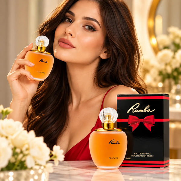 Rumba Perfume Eau de Parfum 100ml (3.4 Fl Oz) – Long Lasting Sweet Floral & Warm Fragrance for Women