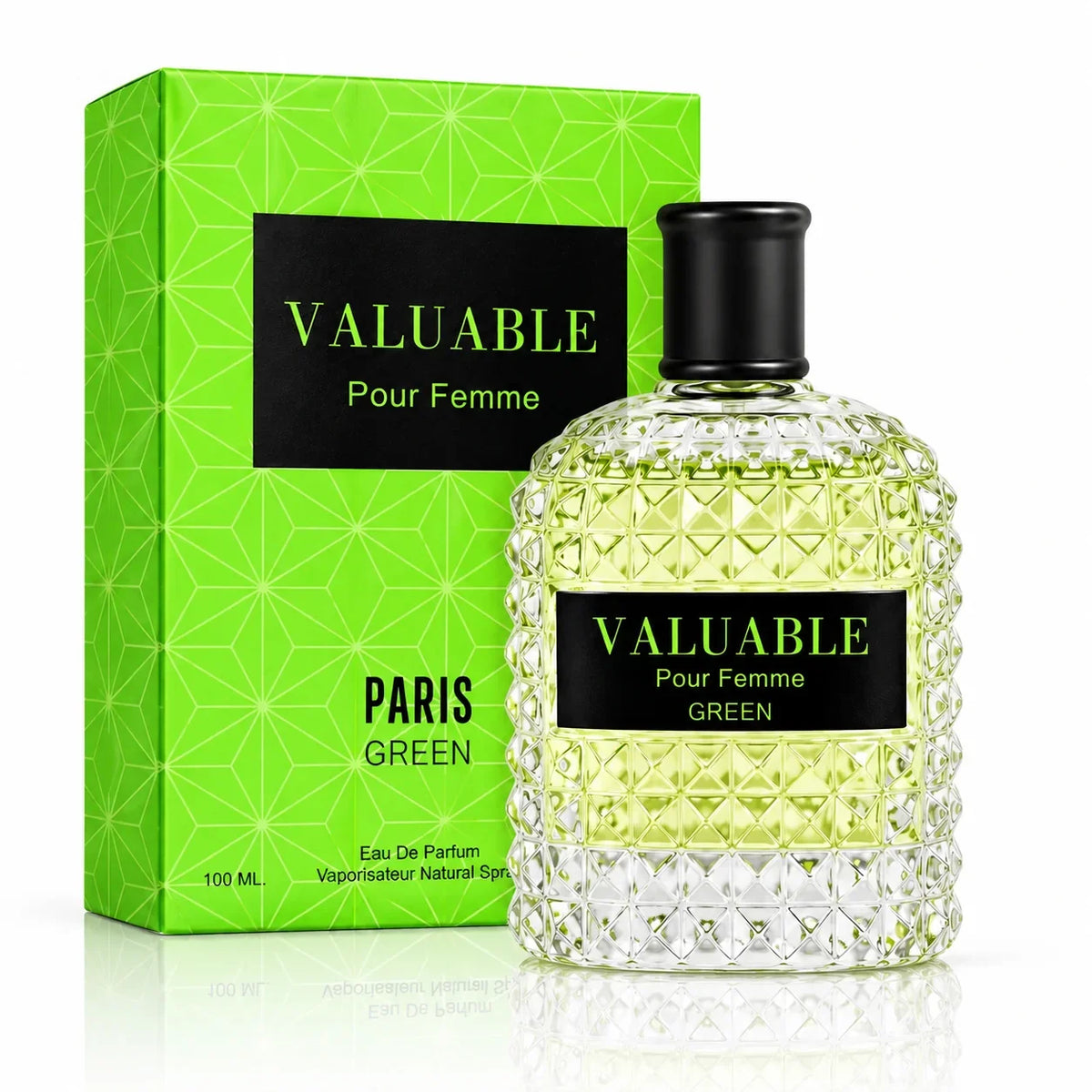 Valuable Pour Femme Green Eau de Parfum 100ml bottle for women