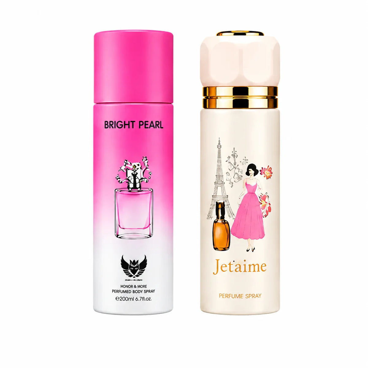 Women’s Perfume Body Spray 2 Pack – Long Lasting Fragrance Set – Floral & Sweet Feminine Scents