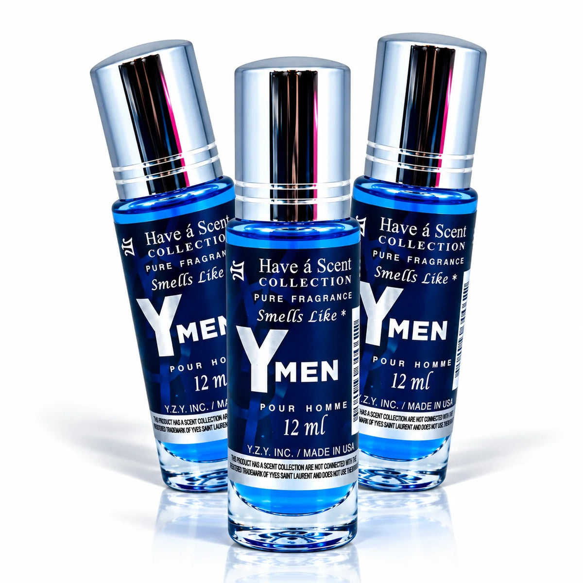 Y-‘M Perfume Oil - Long Lasting Fragrance Oil for Men - 12ml Concentrated Perfume - Fresh Scent Gift