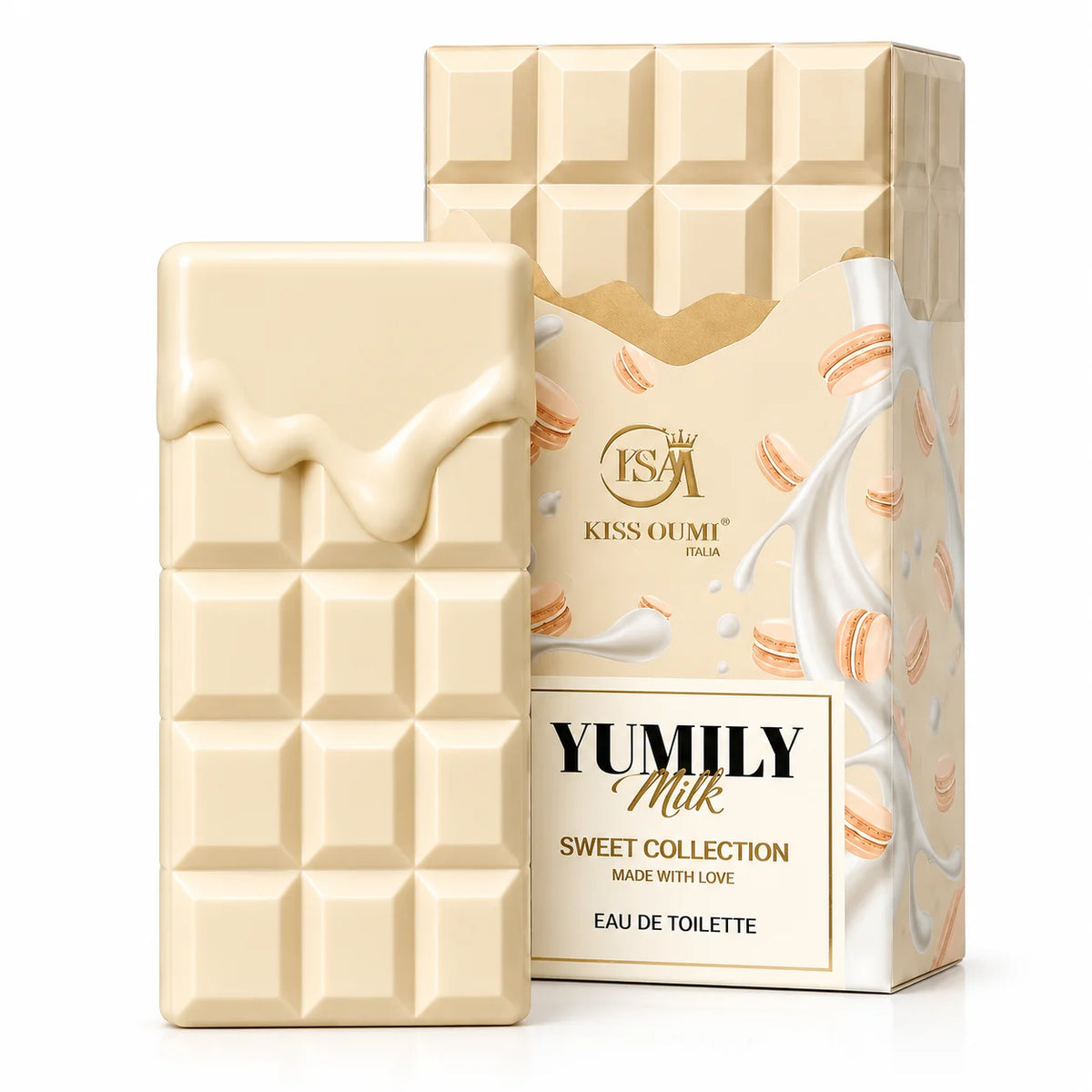 Yumily Milk Eau de Toilette - Creamy Gourmand Perfume For Women & Men - Soft Milky Fragrance - Sweet Everyday Scent
