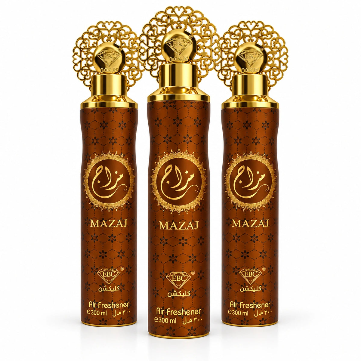 Mazaj Air Freshener 300ml - Long Lasting Room Freshener Spray - Luxury Home Fragrance - Arabic Inspired Room Spray