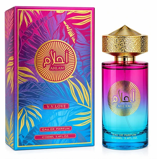 Ahlam Eau de Parfum 100ml / 3.4 Fl Oz – Full Size EDP Fragrance Spray for Women, Everyday Perfume for Daytime, Evening & Special Occasions