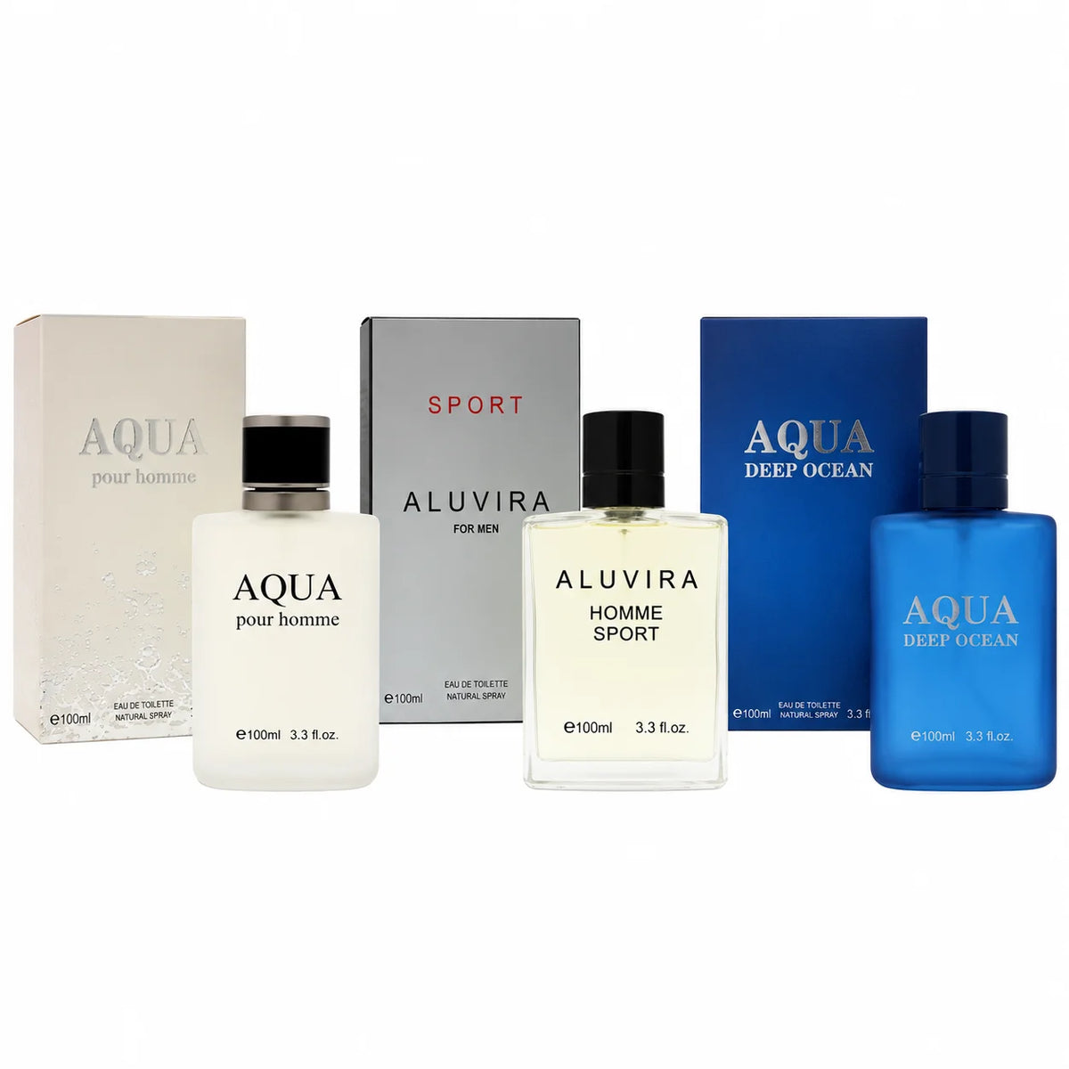 Men's Aquatic Cologne 3-Pack Gift Set