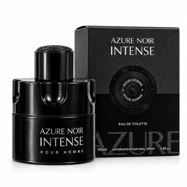 Azure Noir Intense Pour Homme Eau de Toilette 100ml - Men's Perfume - Masculine Fragrance Spray