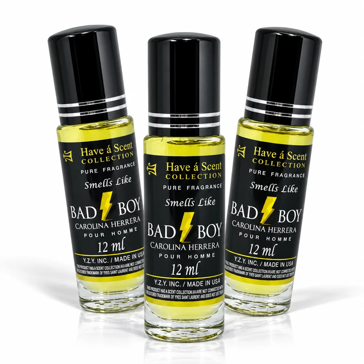 BadBoys Perfume Oil 12ml - Men's Perfume Oil - Concentrated Fragrance - Long Lasting Masculine Scent