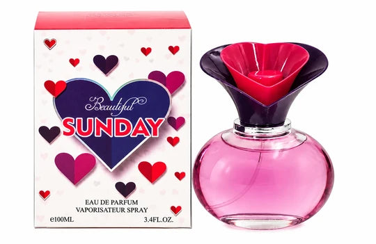 Beautiful Sunday Eau de Parfum for Women 100ml / 3.4 Fl Oz – Feminine Perfume Spray, Full Size Women's Fragrance for Everyday Wear, Evening & Special Occasions