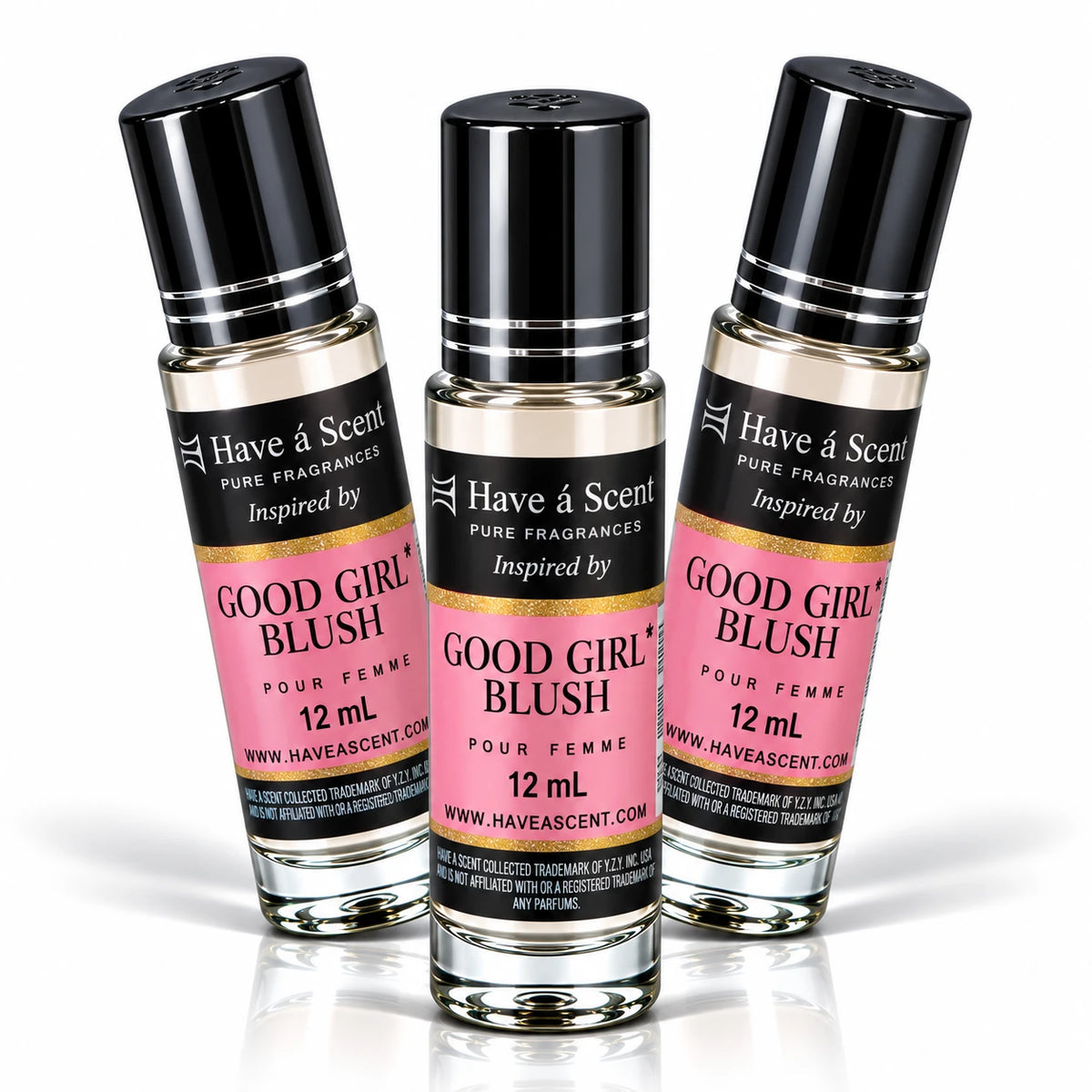 Gud Girl Pink Roll on Perfume Oil For Women - 12 ml - 3 Pack - AromaBlooms