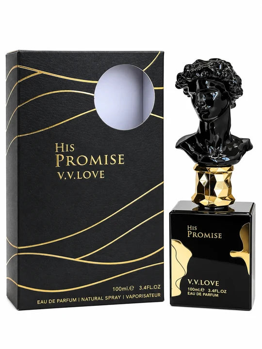His Promise Eau de Parfum for Men 100ml / 3.4 Fl Oz – Men's EDP Fragrance Spray, Full Size Cologne for Daily, Evening & Special Occasion Wear