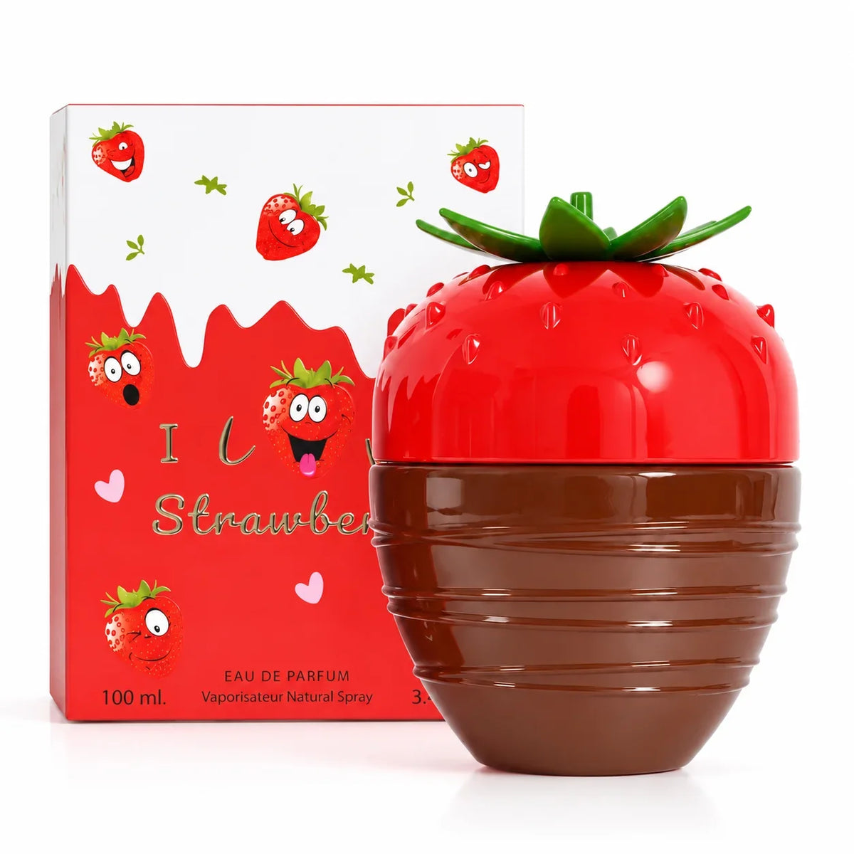 I Love Strawberry Eau de Parfum 100ml strawberry-shaped bottle for women