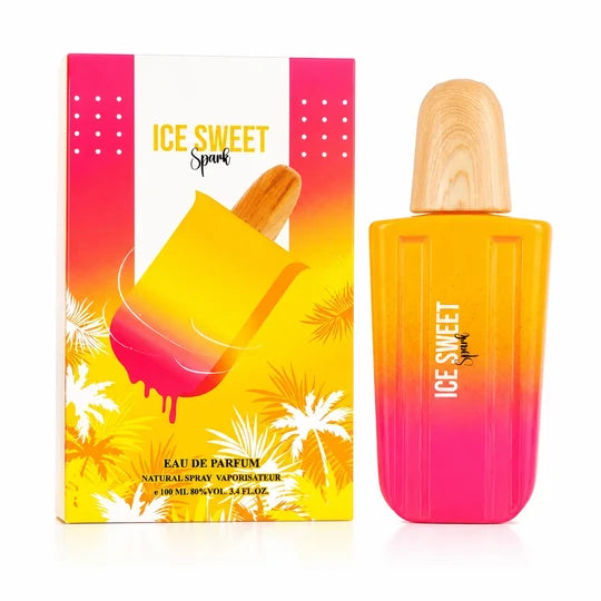 Ice Sweet Spark Eau de Parfum for Women 3.4 Fl Oz (100ml) – Long Lasting Sweet Fruity Floral Perfume, Tropical Summer Fragrance Spray, Fresh Everyday Womens Perfume Gift