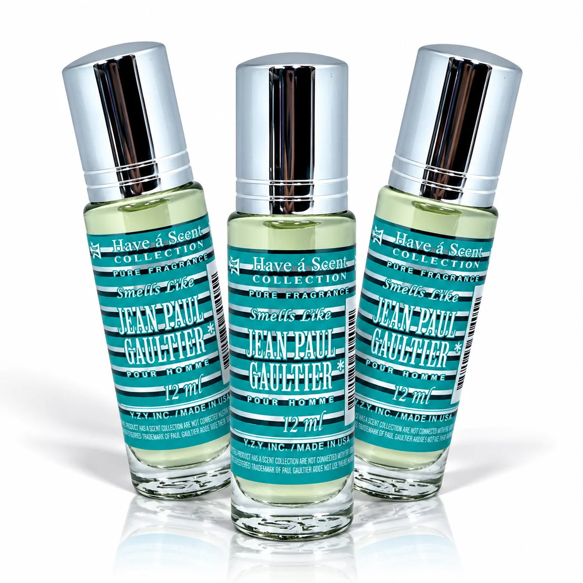 JPG Perfume Oil for Men - Fragrance Oil Roll On- Mens Body Fragrance - 12ml - Long Lasting Scent Gift