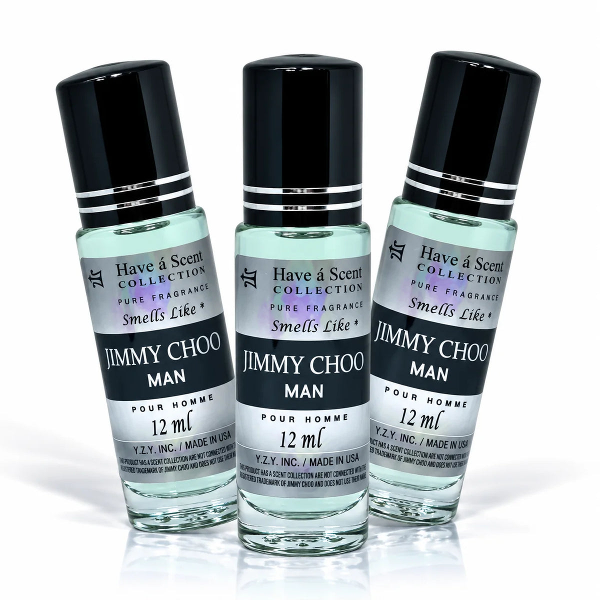 JC MAN Perfume Oil - Long Lasting Fragrance Oil - 12ml Roll On Scent for Men - Premium Cologne Roll On