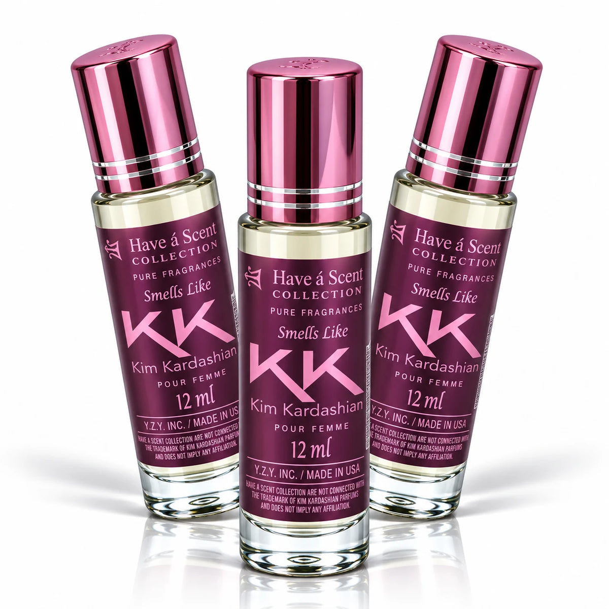 KK Roll on Perfume Oil For Women - 12 ml - 3 Pack - AromaBlooms