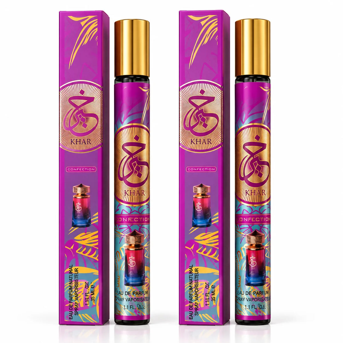 Khar Confection Women's Travel Perfume Spray – 2 Pack