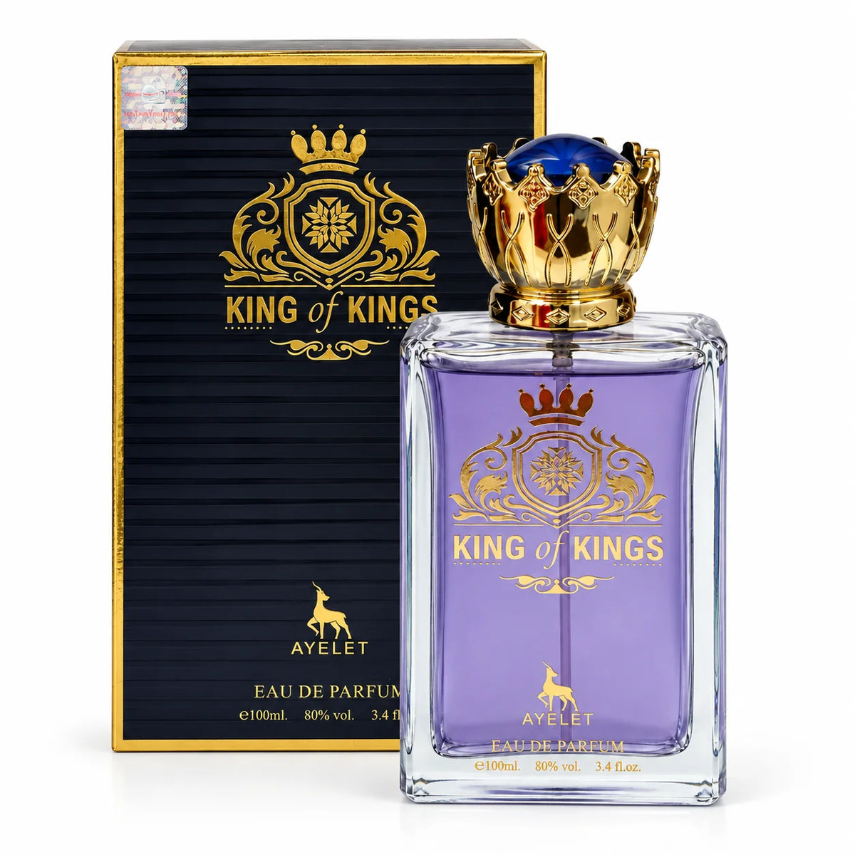 King of Kings Eau de Parfum 100ml - Long Lasting Perfume - Luxury Fragrance Spray for Men- Everyday Wear, Date Night and Special Occasions