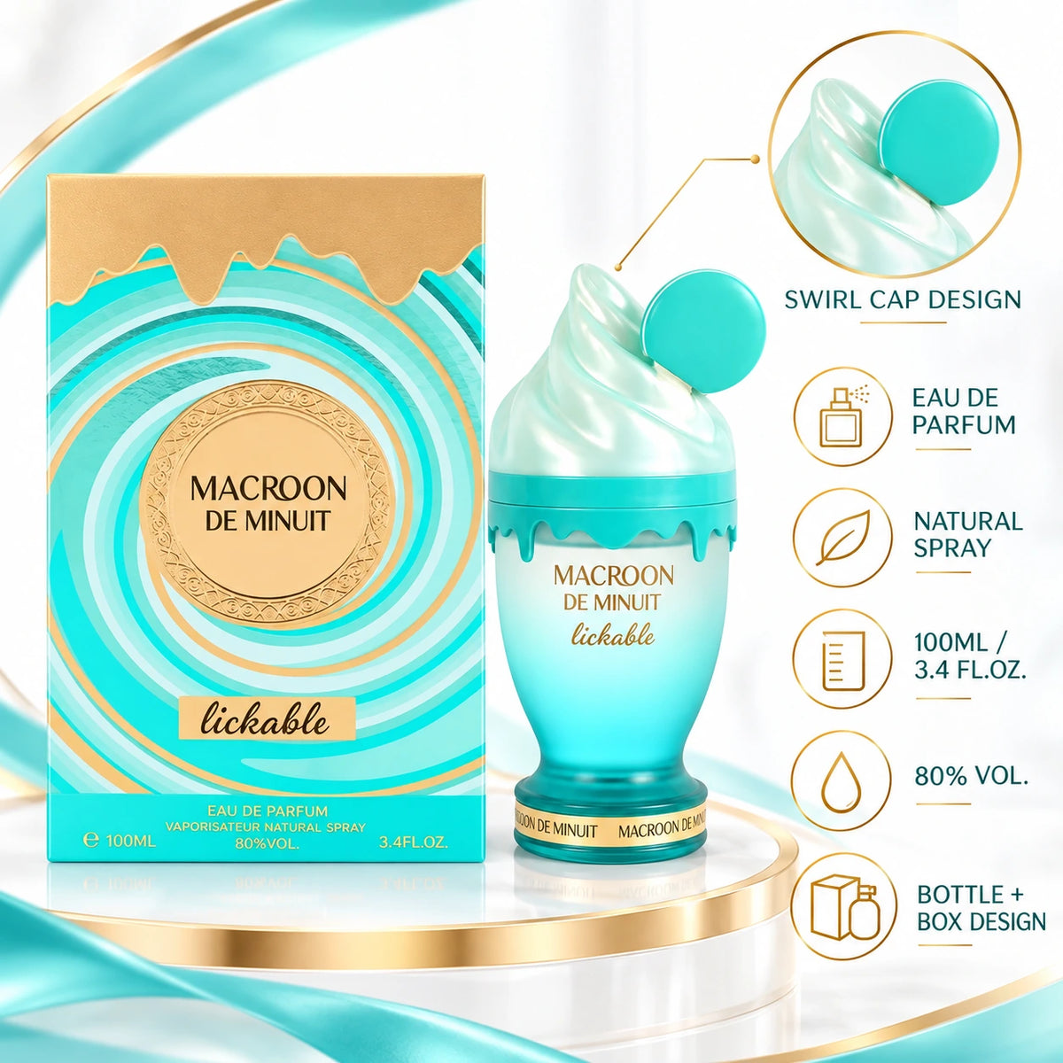 Macroon De Minuit Lickable
