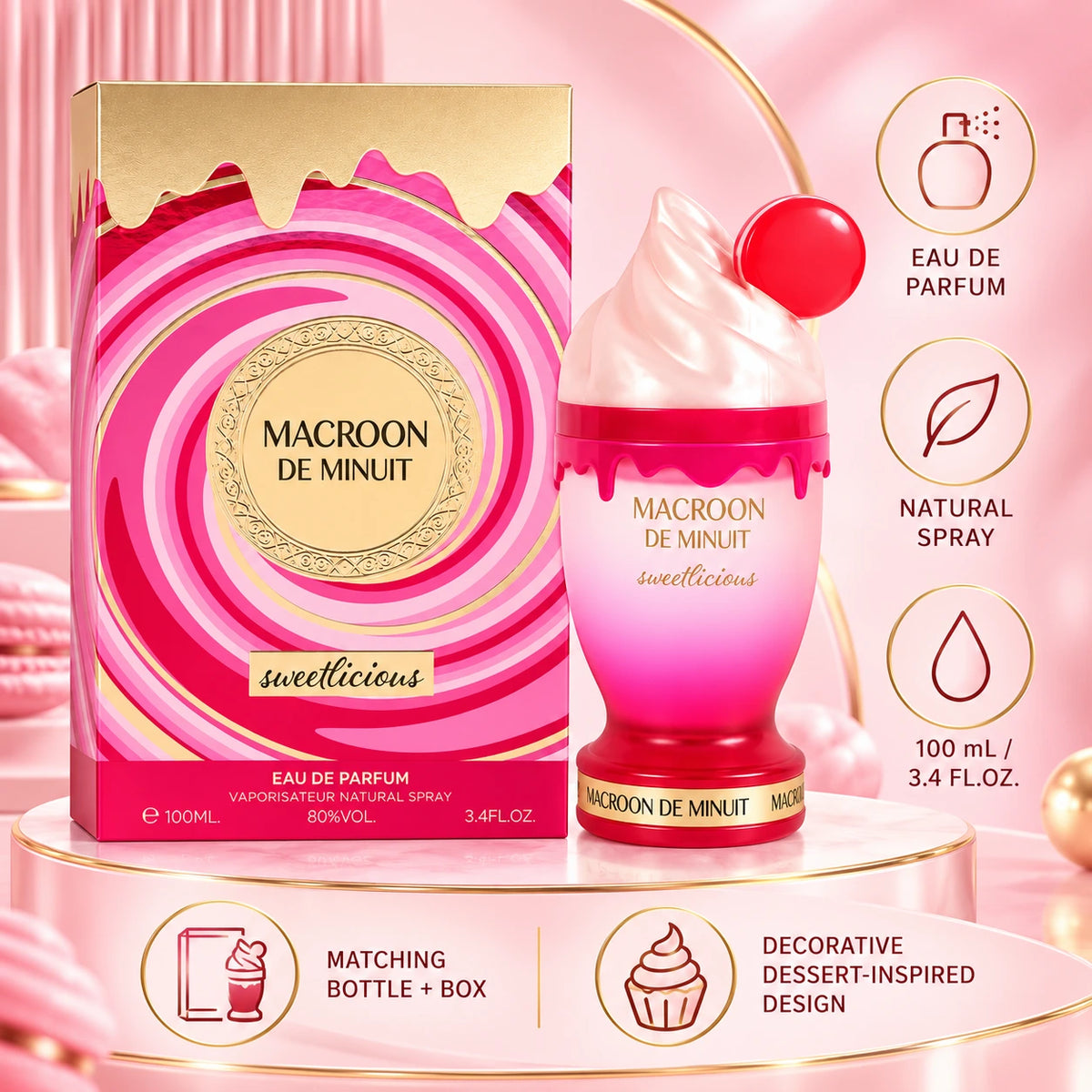 Macroon De Minuit Sweetlicious