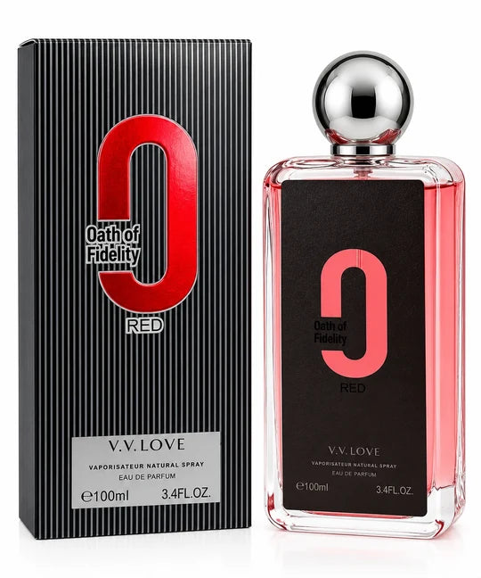 Oath of Fidelity Red Eau de Parfum 100ml / 3.4 Fl Oz – Full Size Unisex EDP Fragrance Spray for Everyday, Daytime, Evening & Special Occasion Wear