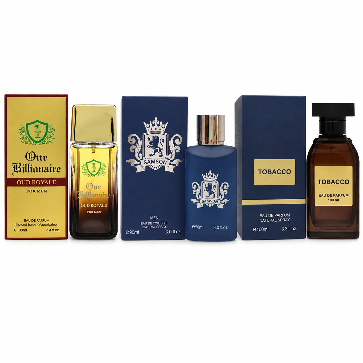 Royal Fragrance Cologne 3-Pack Set