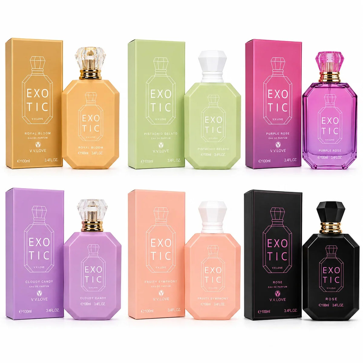 Perfume Gift Set for Women - 6 Piece Eau de Parfum Collection - Floral Fragrance Set