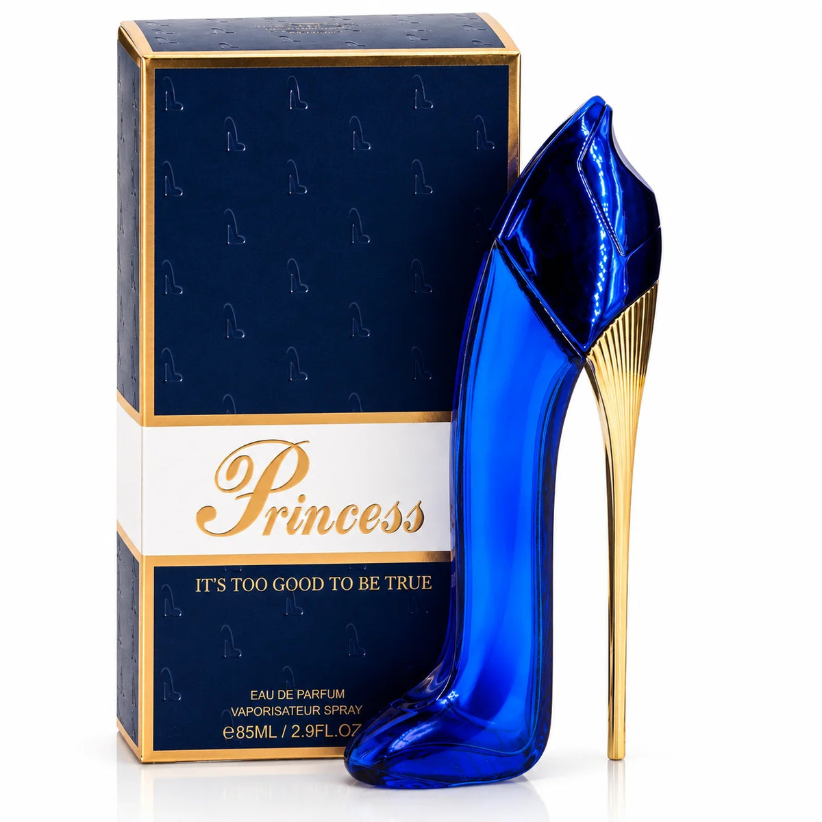 Princess High Heel Blue Eau de Parfum for Women 2.9 oz / 85 ml - Floral Perfume - Women's Fragrance