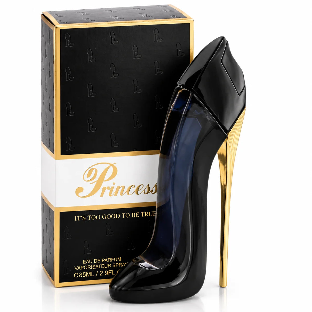 Princess High Heel Black Perfume for Women - Eau de Parfum Spray Women's - 85ML / 2.9 FL OZ Fragrance