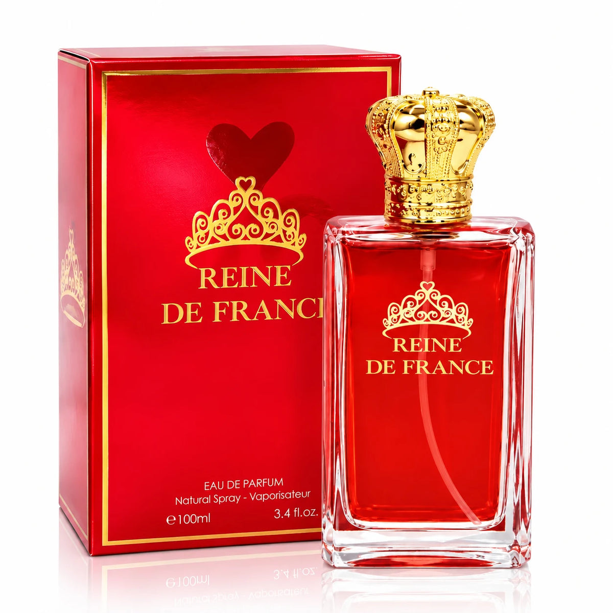 Reine de France Perfume for Women - 100 ml / 3.4 Fl Oz Eau de Parfum Spray - Floral Fruity Fragrance