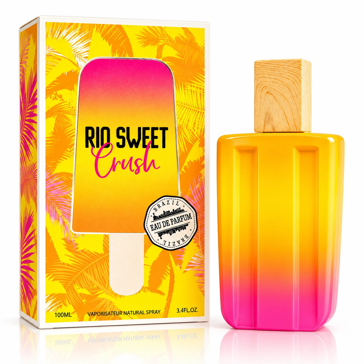 Rio Sweet Crush Eau de Parfum for Women – Sweet Tropical Fruity Floral Perfume, 3.4 oz