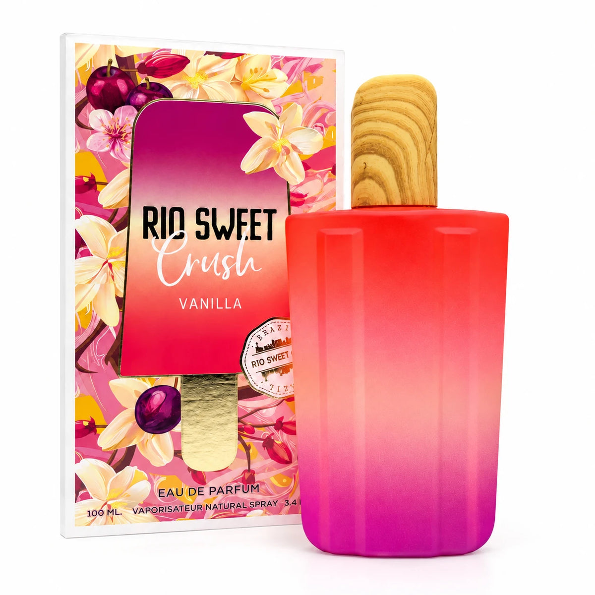 Rio Sweet Crush Vanilla Perfume for Women - Eau de Parfum EDP Spray - Sweet Fruity Floral Fragrances