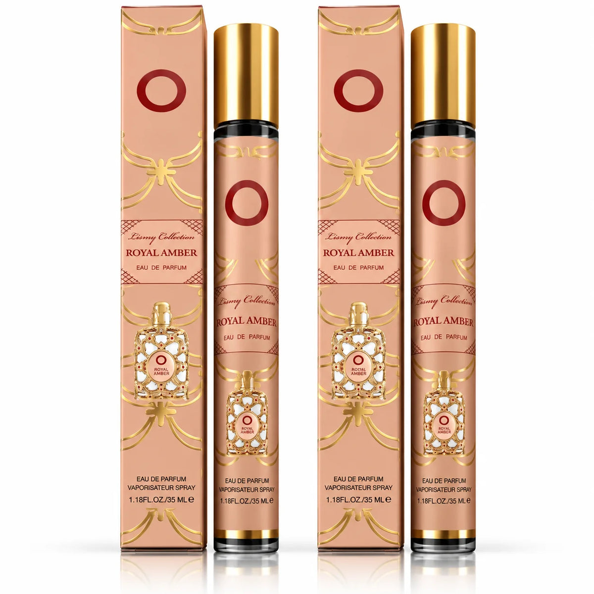 Royal Amber Women’s Travel Perfume Spray – 2 Pack