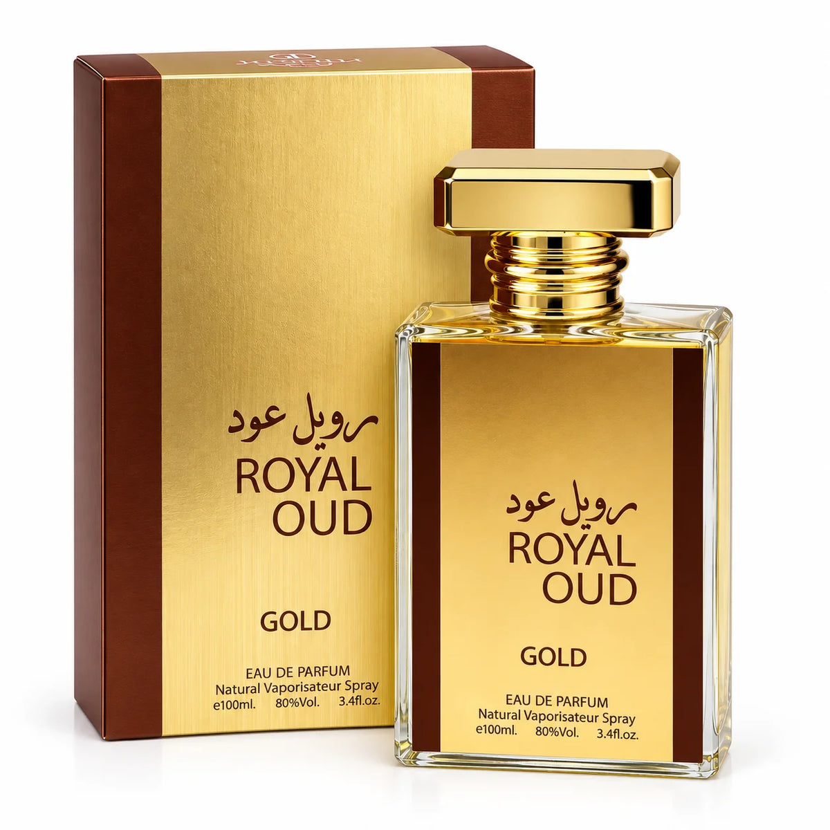 Royal Oud Gold Eau de Parfum 100ml - Oud Perfume for Men and Women