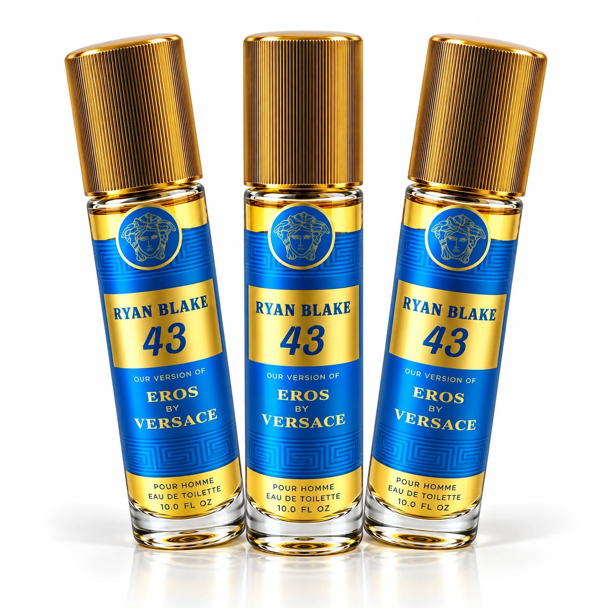 Ryan Blake 43 Body Mist for Men 3 Pack - 10 Fl Oz Each, Fresh Aromatic Fragrance Spray for Daily Use