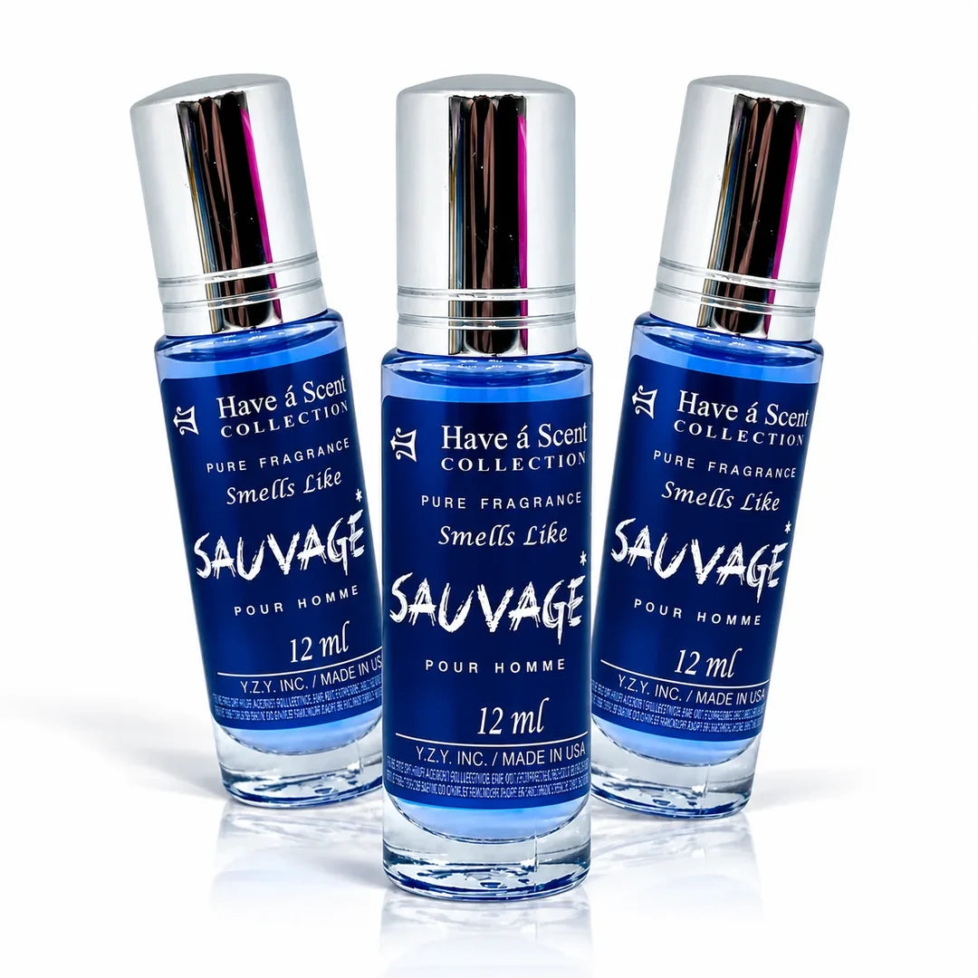 Sawage Perfume Oil for Men - Mens Fragrance Oil - Oil Based Cologne - Long Lasting Body Scent - 12ml