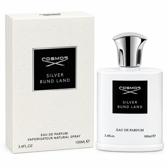 Silver Bund Land Eau de Parfum for Men 100ml / 3.4 Fl Oz - Full Size Men's Fragrance Spray for Everyday & Evening Wear