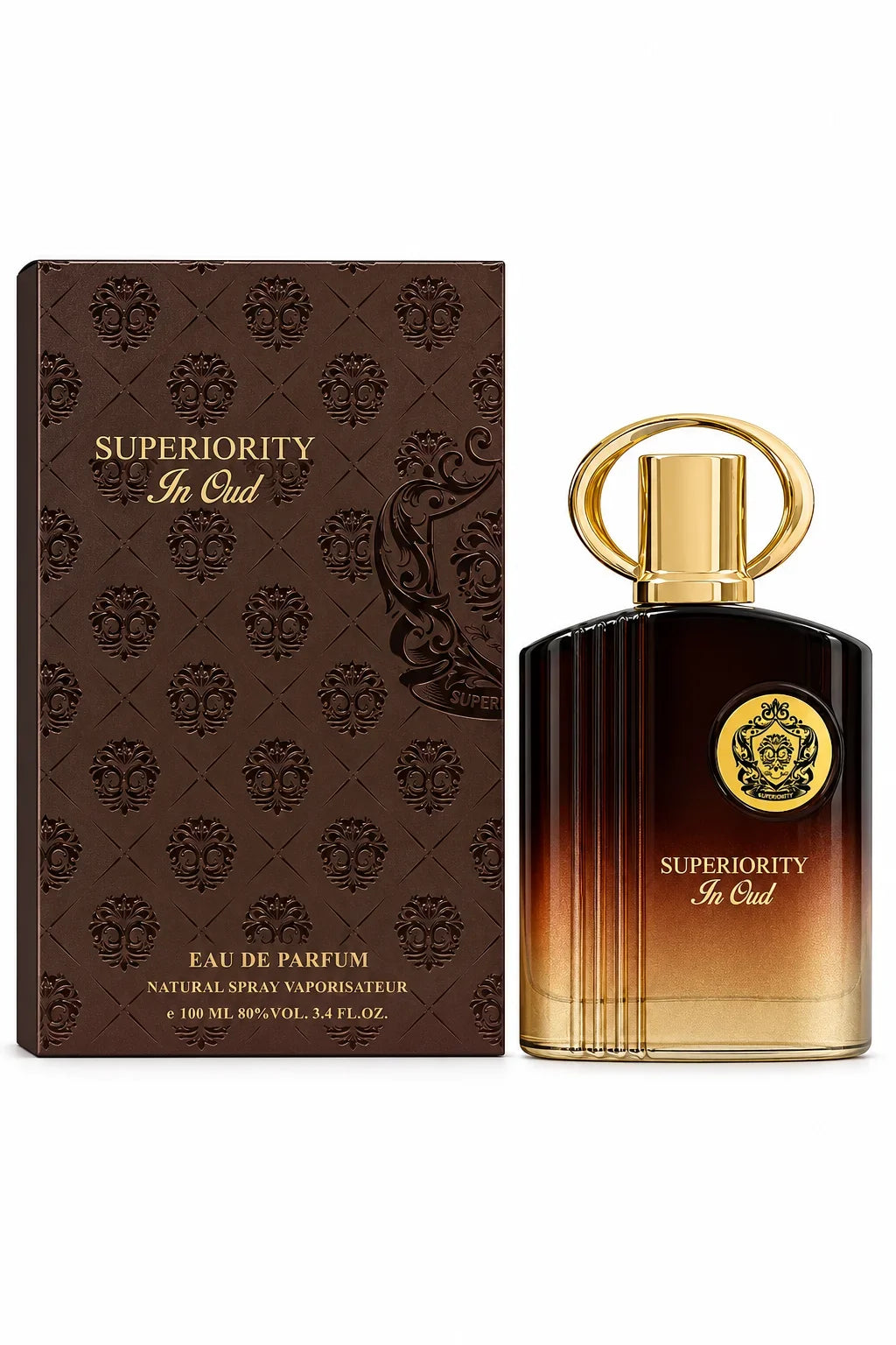 Superiority In Oud Eau de Parfum 100ml / 3.4 Fl Oz – Oud Fragrance Spray, Warm Rich Perfume for Men and Women, Full Size EDP for Daily & Evening Wear
