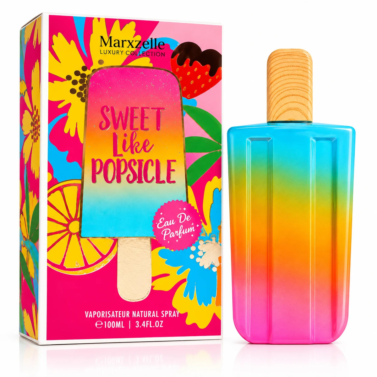 Sweet Like Popsicle Perfume for Women | Fruity Sweet Eau de Parfum - Long Lasting Sweet Fruity