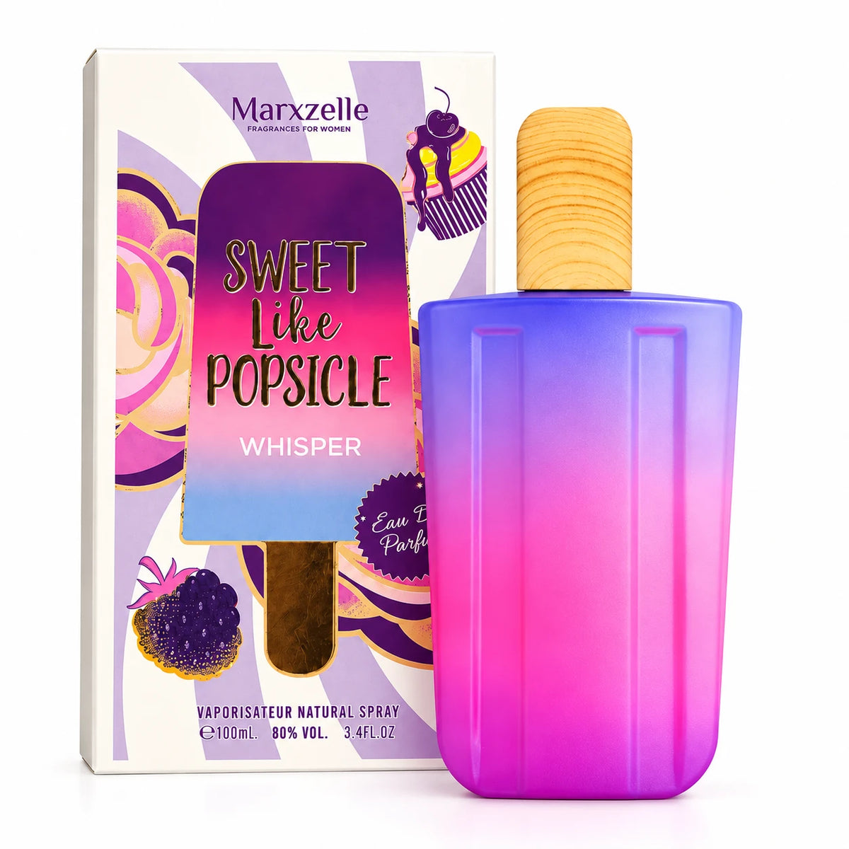 Sweet Like Popsicle Whisper Eau De Parfum 100ml for Women | Sweet Fruity Elegant Perfume for Women