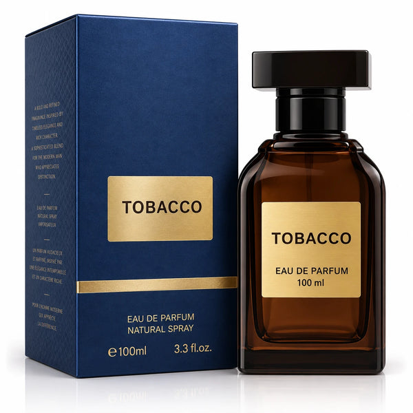 Tobacco Perfume 3.3 oz (100 ml) Eau de Parfum Spray - Warm Woody Spicy Tobacco Fragrance - Unisex