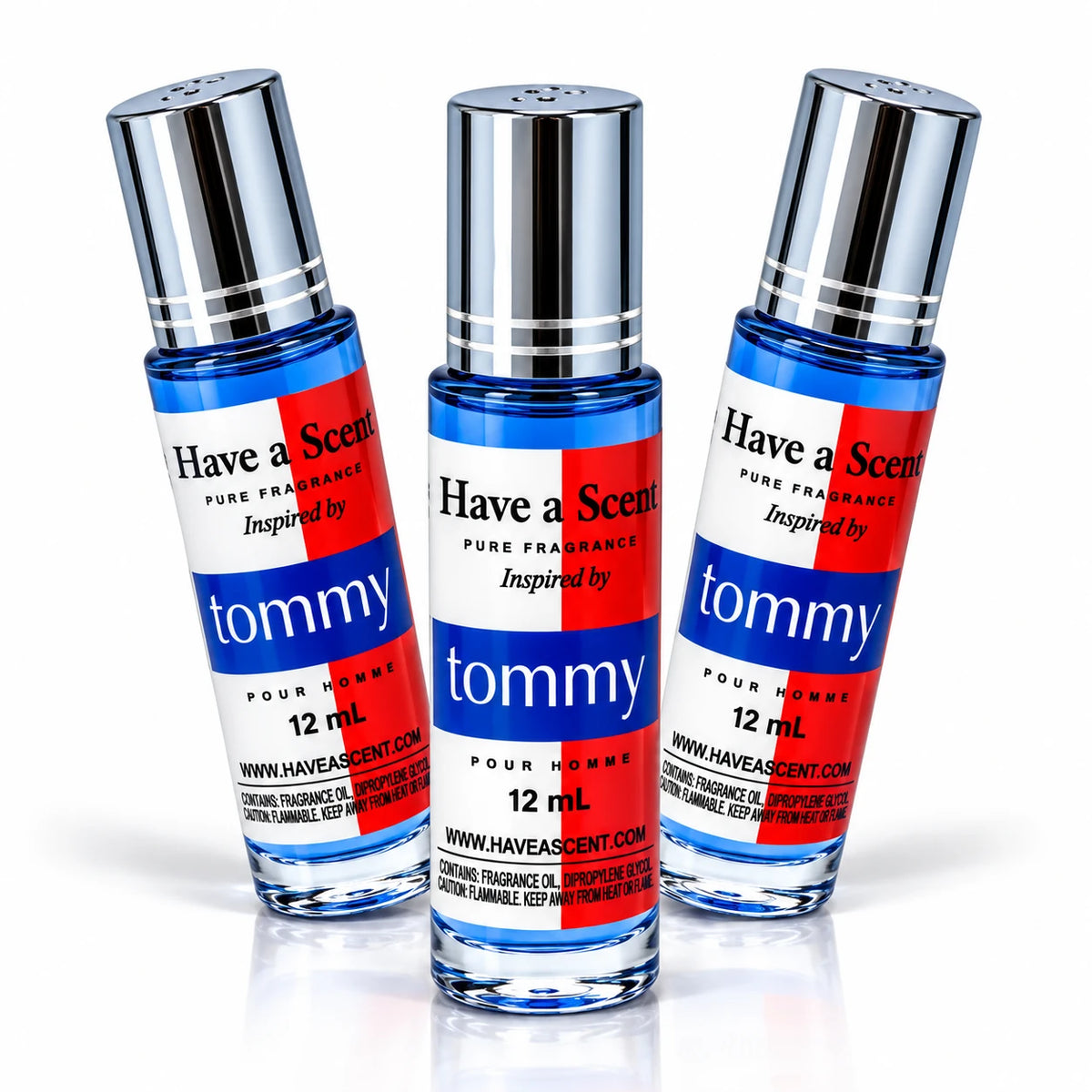 Tommy Roll on Perfume Oil For Men - 12 ml - 3 Pack - AromaBlooms