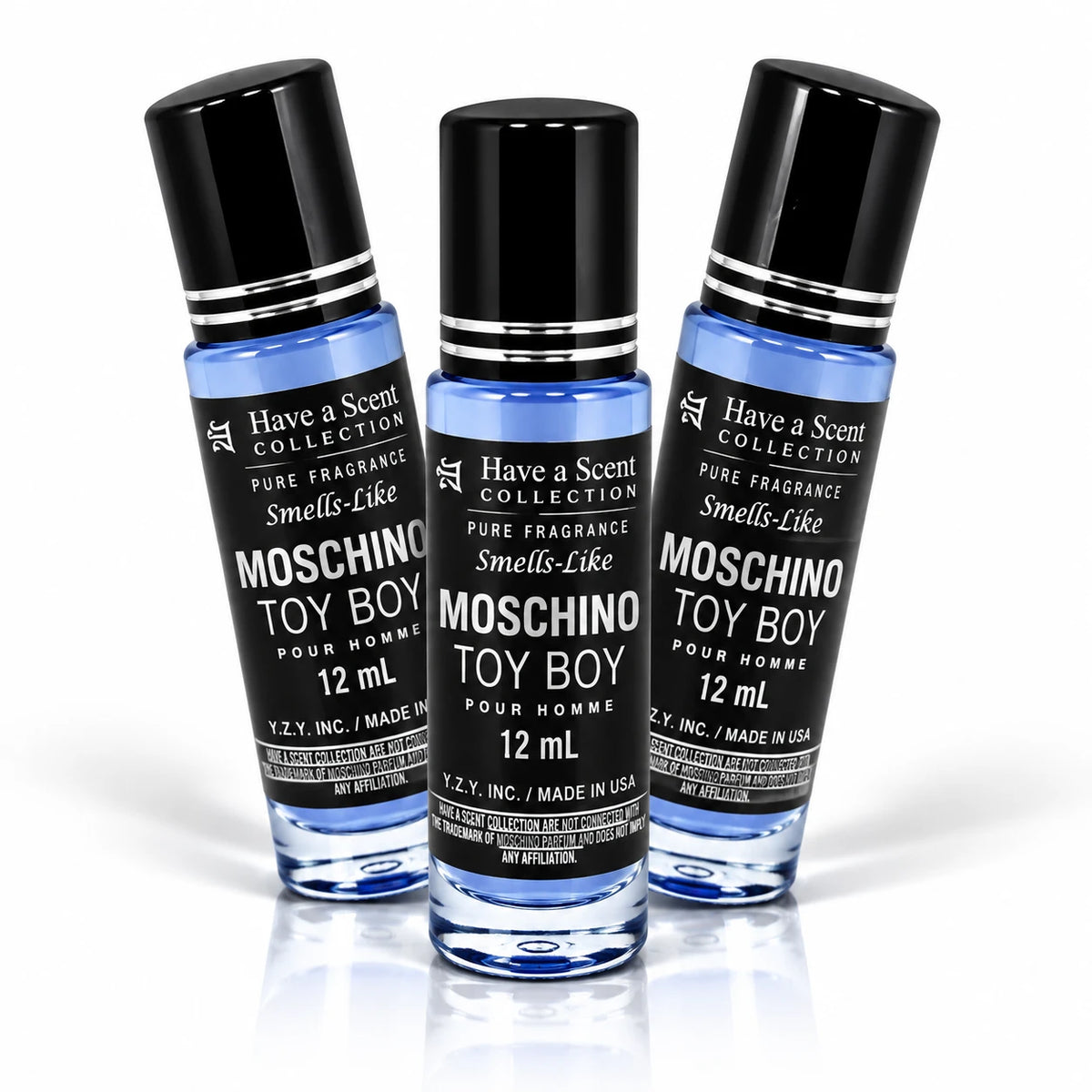 Toys boys Roll on Perfume Oil For Men - 12 ml - 3 Pack - AromaBlooms
